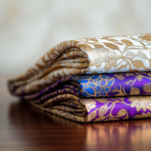 elegant fancy silk party saree