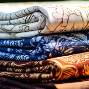 printed designer fancy silk saree