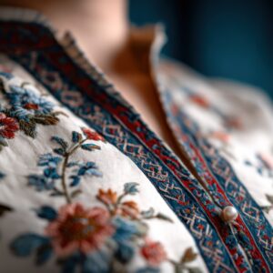 designer embroidered kurti