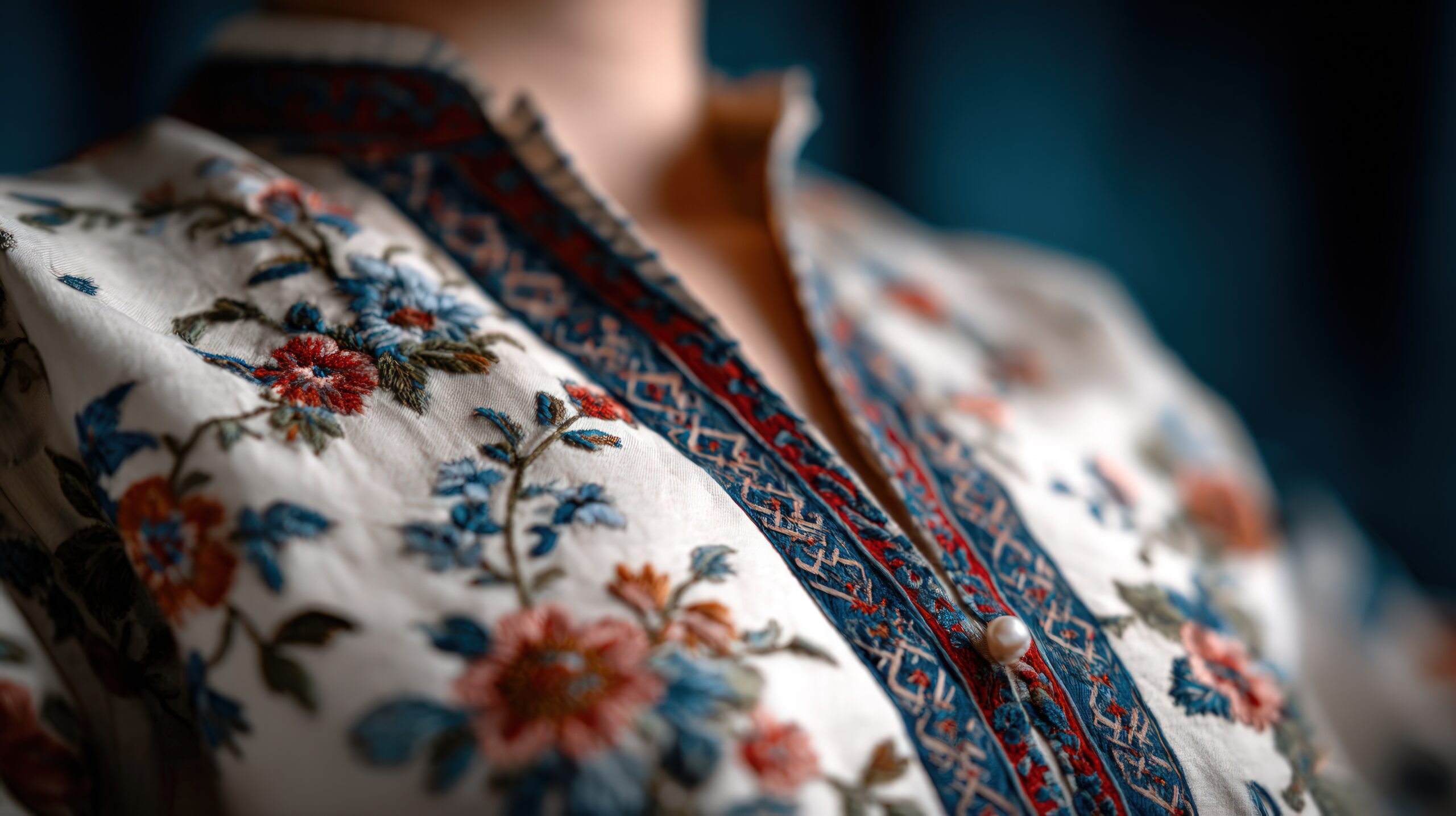 designer embroidered kurti