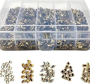 premium kundan stone set (mixed shapes)