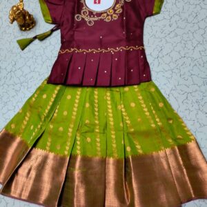 [:  New Collection ELITE BRIDAL PICK &PICK FANCY SILK  pavadai sattai_*