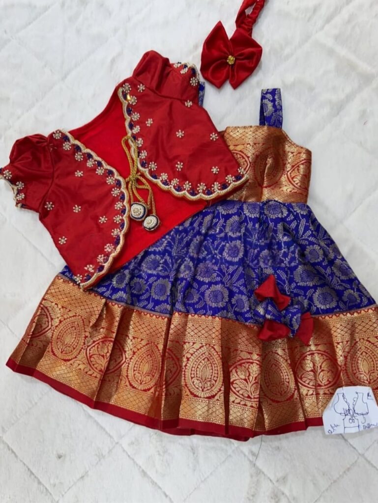 Kids pavada set KGR Family collections