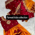 Kids pavada set KGR Family collections