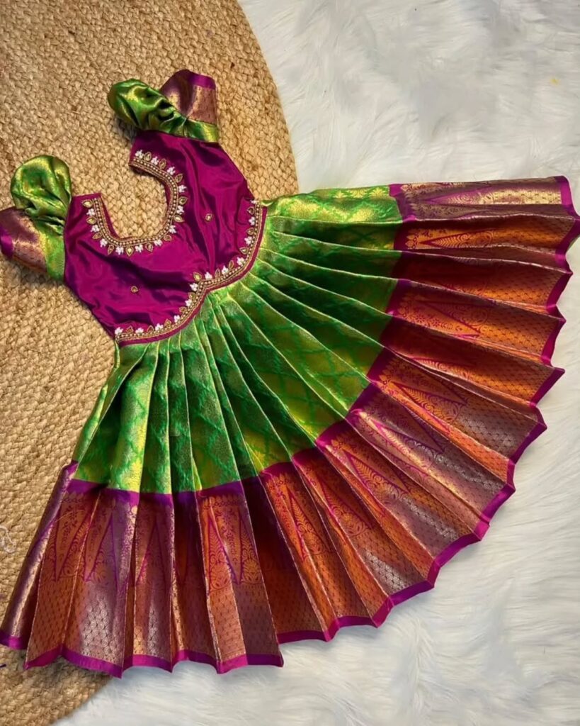 Kids pavada set KGR Family collections