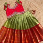 Kids pavada set KGR Family collections