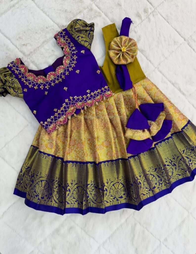 Kids pavada set KGR Family collections