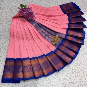 MANGALYAM KORVAI KOTTANJI TANA SOFT SILK SAREE