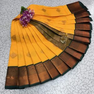 MANGALYAM KORVAI KOTTANJI TANA SOFT SILK SAREE