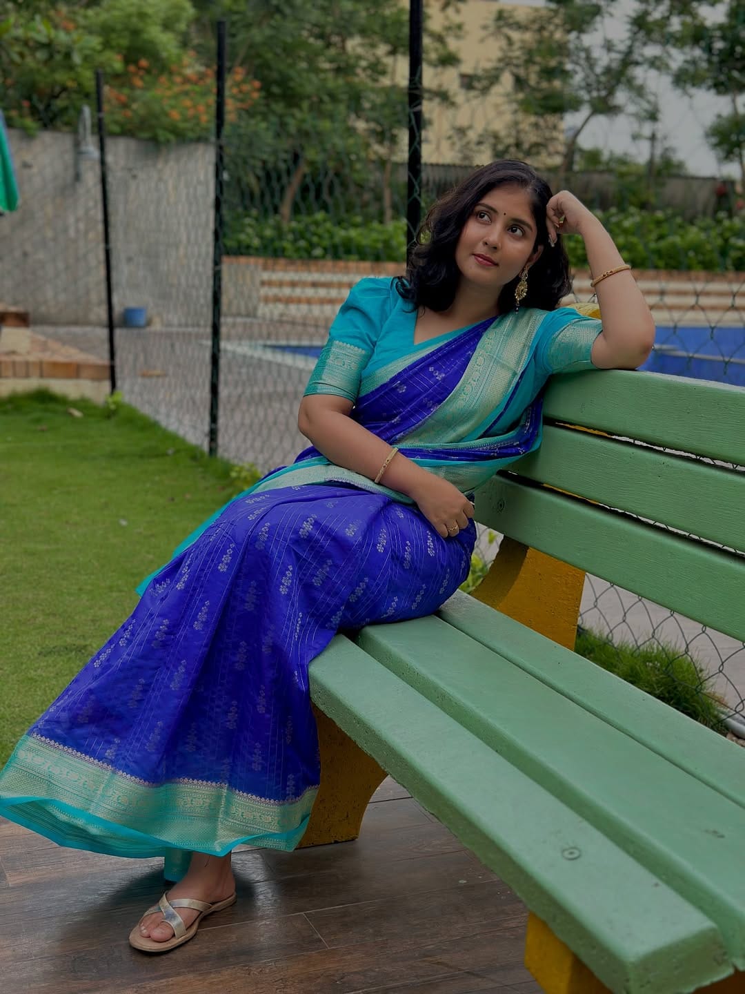 *Chiniya Soft Silk Saree* *(celebrity Inspired saree)*