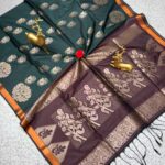 FANCY SOFT - SILK BHUTTA SAREES KGR Family collections