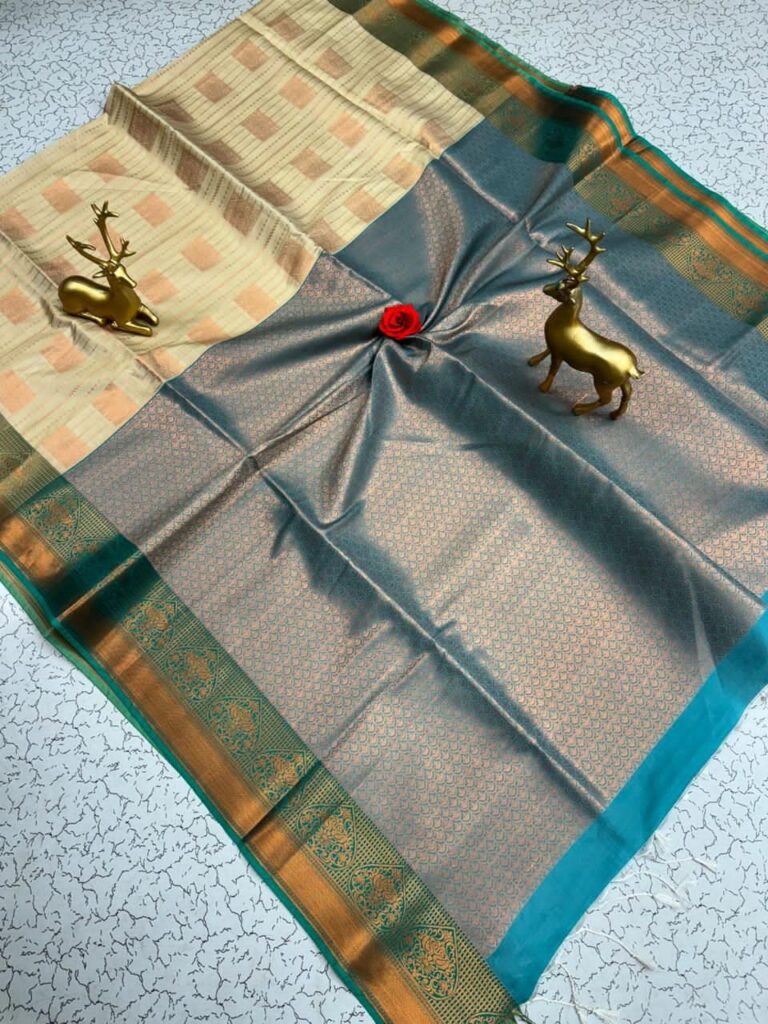 FANCY SOFT - SILK BHUTTA SAREES KGR Family collections