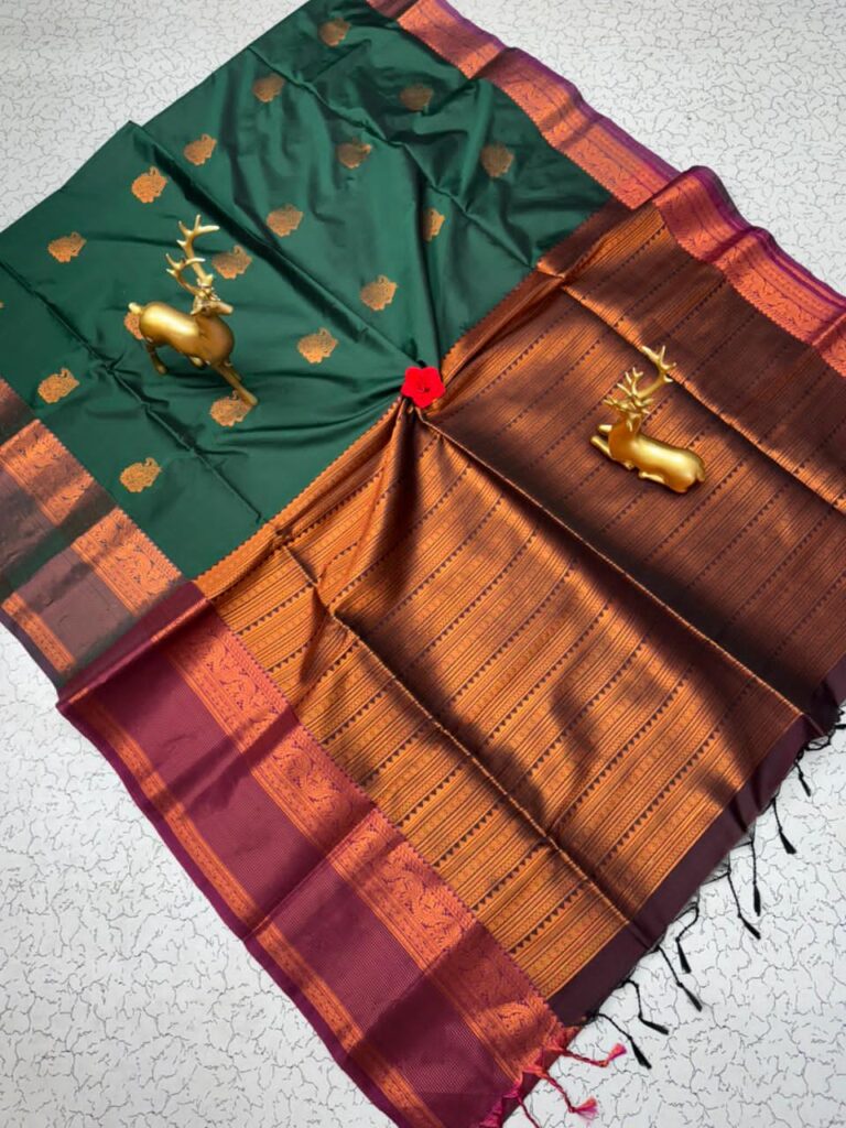 FANCY SOFT - SILK BHUTTA SAREES KGR Family collections