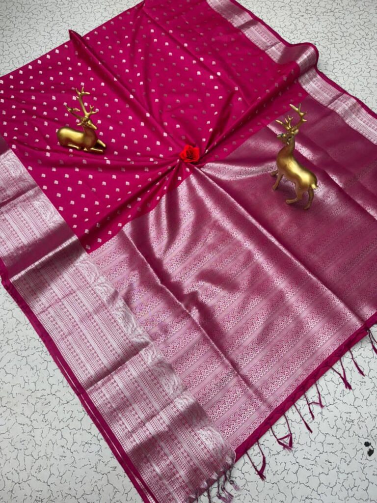 FANCY SOFT - SILK BHUTTA SAREES KGR Family collections