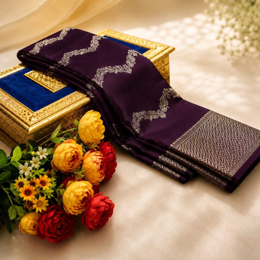 Mau Special Soft Silk Sarees Premium Quality & full Zari Weaving KGR Family collections