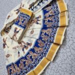 PRINTED WORK KERALA COTTON SAREES KGR Family collections