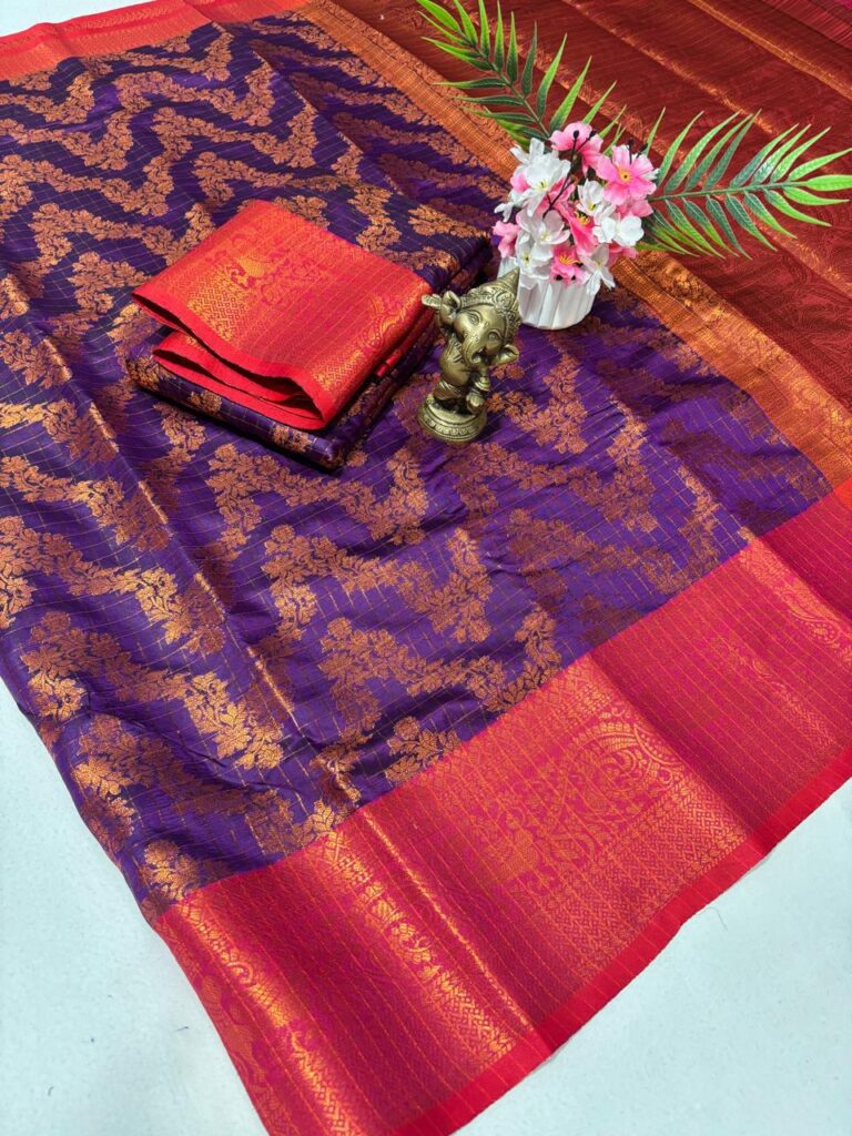 *_ALL-SELF semiSILK SAREES_* KGR Family collections