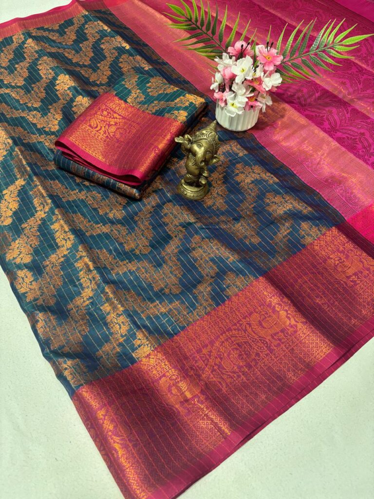 *_ALL-SELF semiSILK SAREES_* KGR Family collections