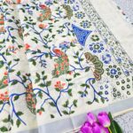 PRINTED WORK Kerala COTTON SAREES KGR Family collections