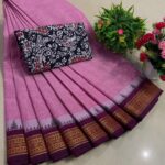 New Arrival of Premium Pure Cotton Sarees with Kalamkari Blouse ... KGR Family collections