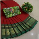 New Arrival of Premium Pure Cotton Sarees with Kalamkari Blouse ... KGR Family collections