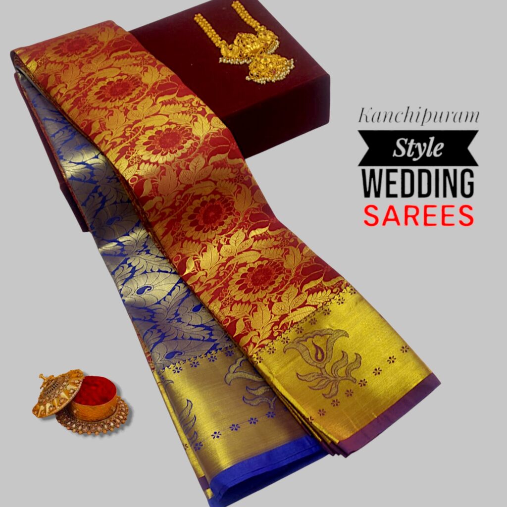 *_ELITE BRIDAL PICK & PICK FANCY SILK SAREES_* *Samuthrika/vasthrakala style wedding type* KGR Family collections
