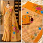 *PURE CHANDERI COTTEN DIGITAL SAREES KGR Family collections