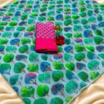 *PURE CHANDERI COTTEN DIGITAL SAREES KGR Family collections