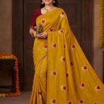 *Fancy Embroidery sarees* KGR Family collections