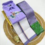 *_ELITE BRIDAL PICK &PICK FANCY KUPERA SILK SAREES & COTTON SHIRT WITH SILK COTTON DOTHI MATCHING SET_* KGR Family collections