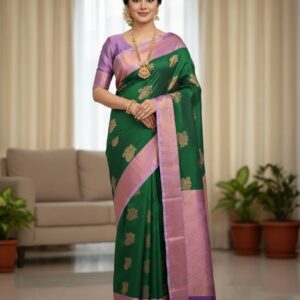 MANGALYAM KORVAI KOTTANJI TANA SOFT SILK SAREE