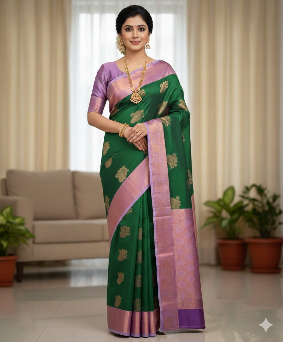 MANGALYAM KORVAI KOTTANJI TANA SOFT SILK SAREE
