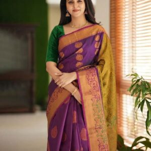 KANCHIPURAM SEMI SILK SAREES