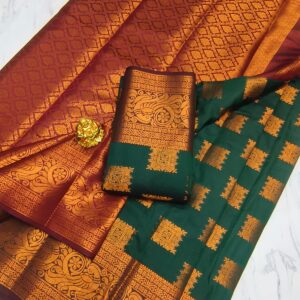 KANCHIPURAM SOFT SILK SAREE PREMIUM QUALITY SAREES