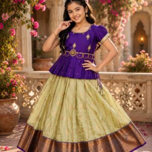 New Collection ELITE BRIDAL PICK &PICK FANCY SILK pavadai sattai